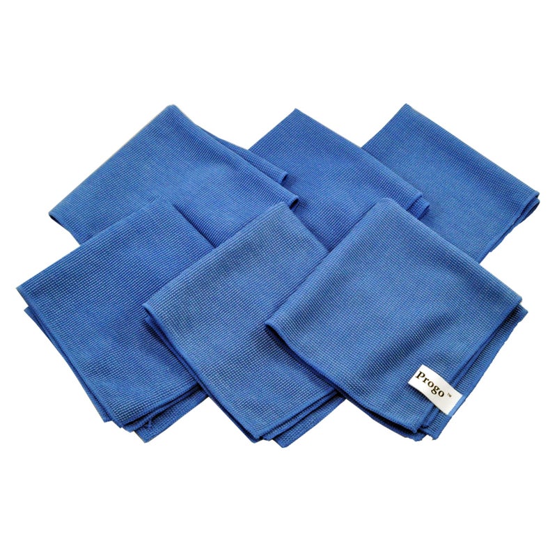 Progo Microfiber Cleaning Cloths for LCD/LED TV, Laptop Computer Screen, iPhone, iPad and More. (6 Pack) - Image 1